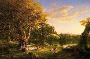 Thomas Cole The Picnic Germany oil painting artist